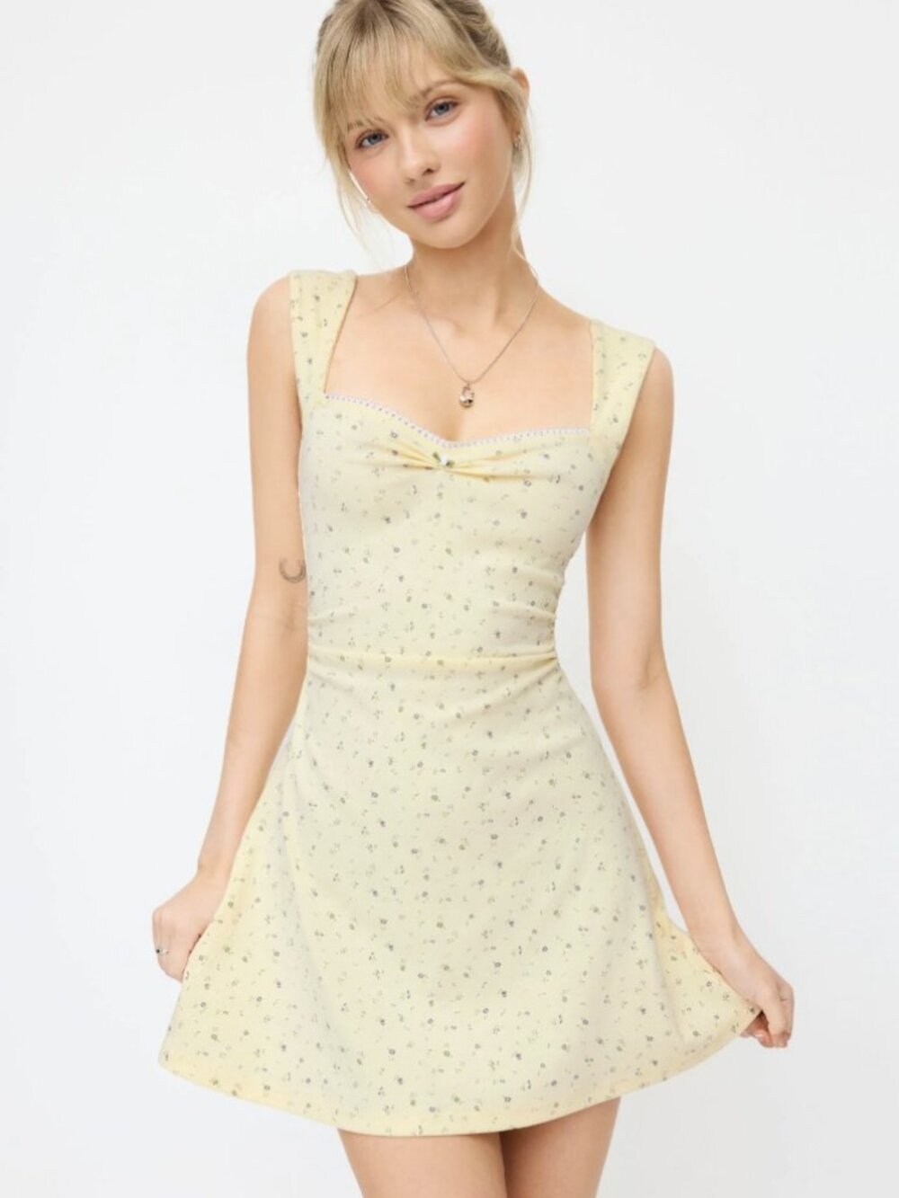 Ruched Mini Dress